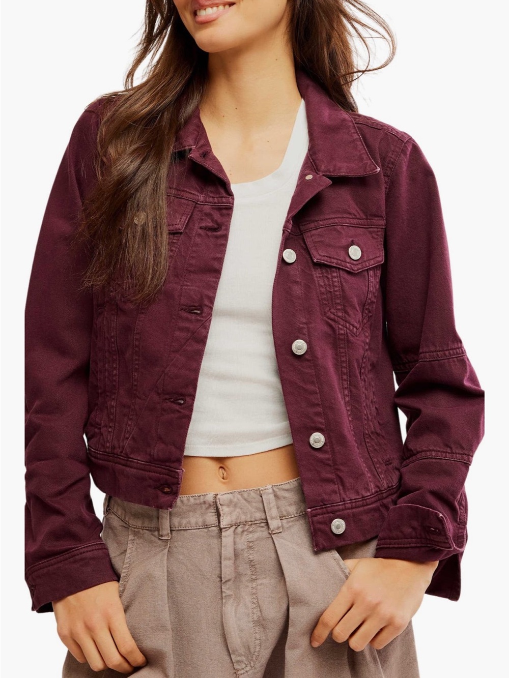 FREE PEOPLE
We the Free Rumors Denim Jacket in Wild Ginger